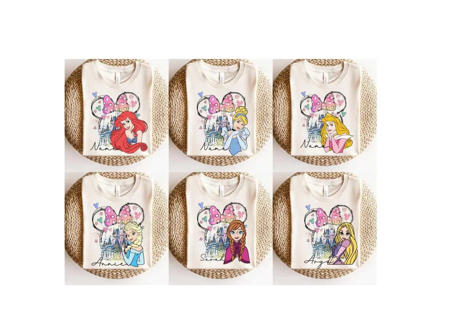 Custom Disney Princess Shirt for Kids