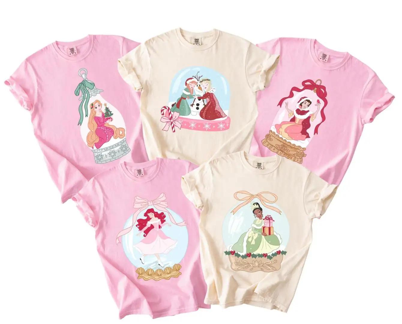 Disney Princess Snow Globe Shirt for Birthday Trip