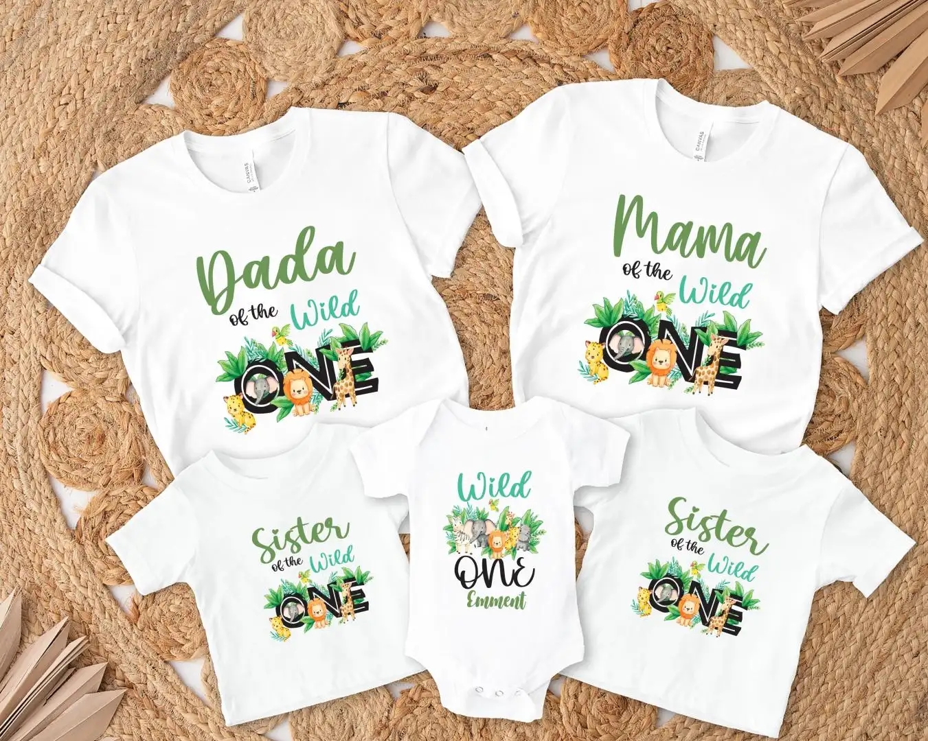 Wild One Birthday Shirt For Zoo Safari Party