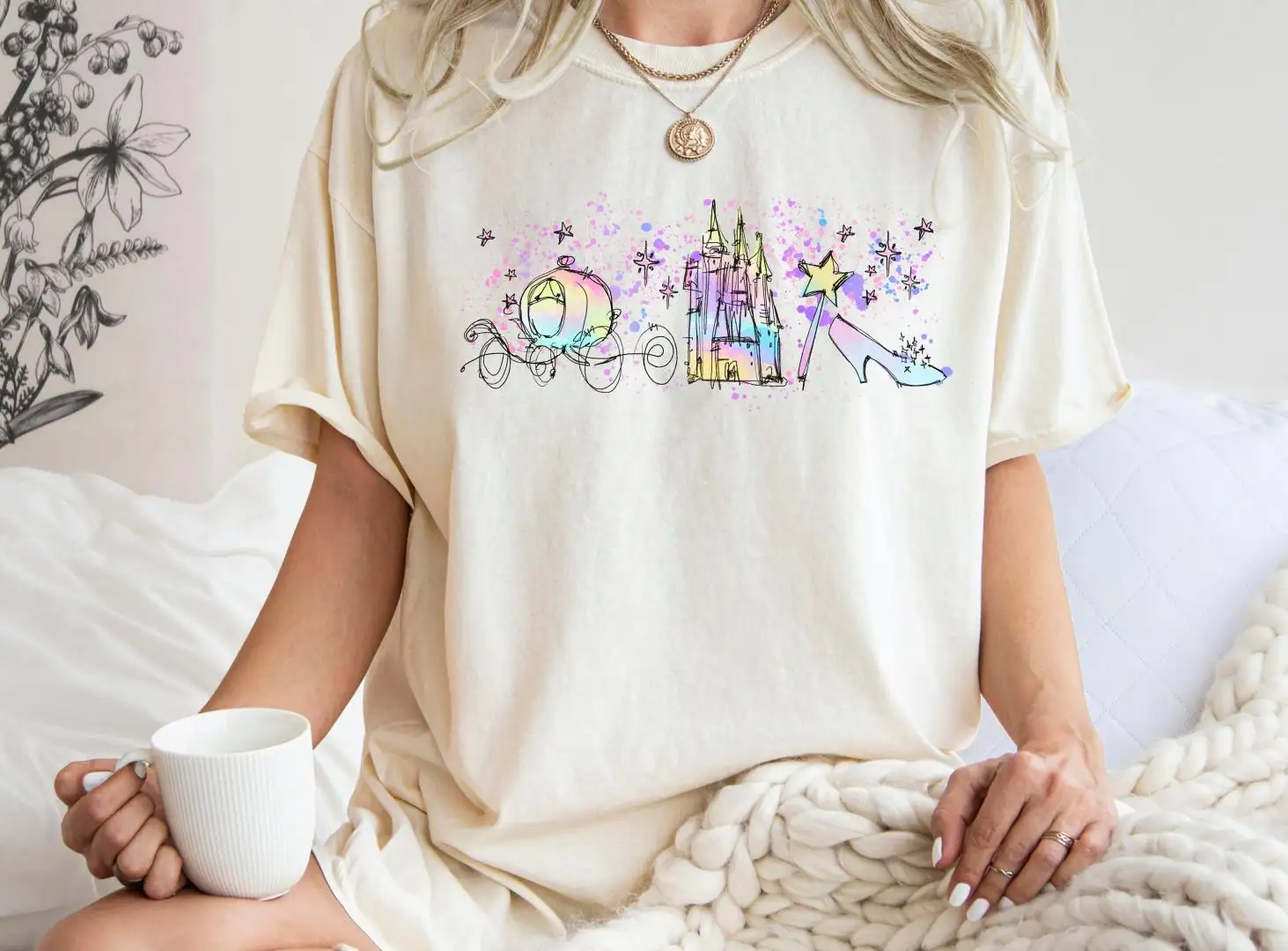 Retro Cinderella Princess Shirt for Disney Fans