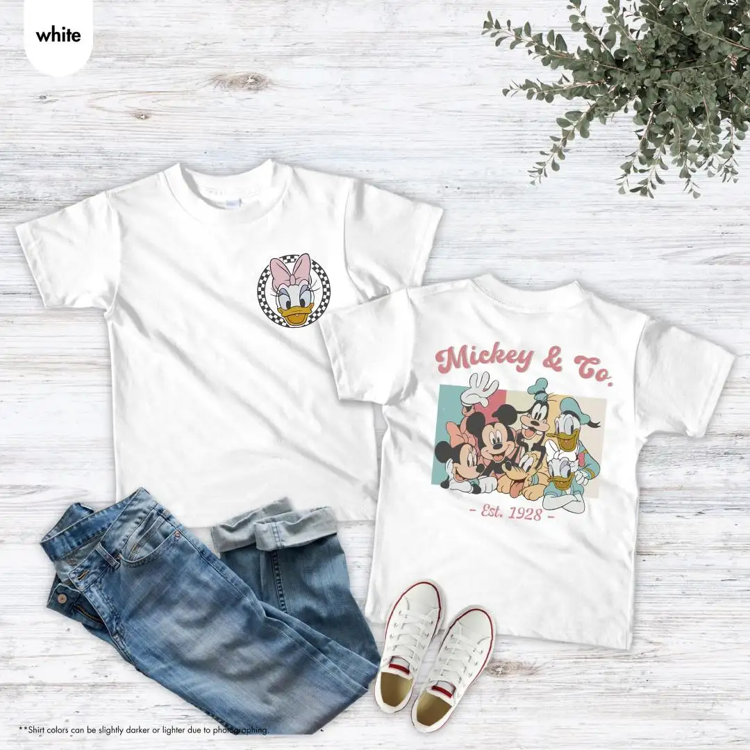 Kids Disney Mickey Shirt for Boys Girls Trip