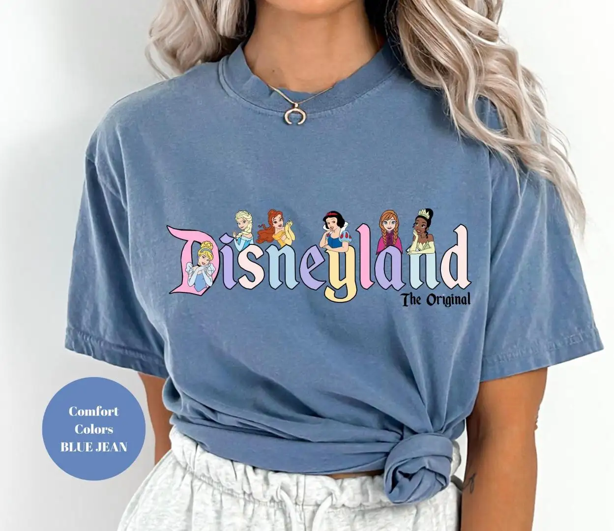 Disneyland Princess Watercolor Shirt for Women