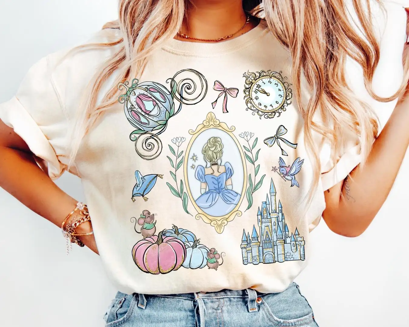 Vintage Cinderella Disney Princess Shirt