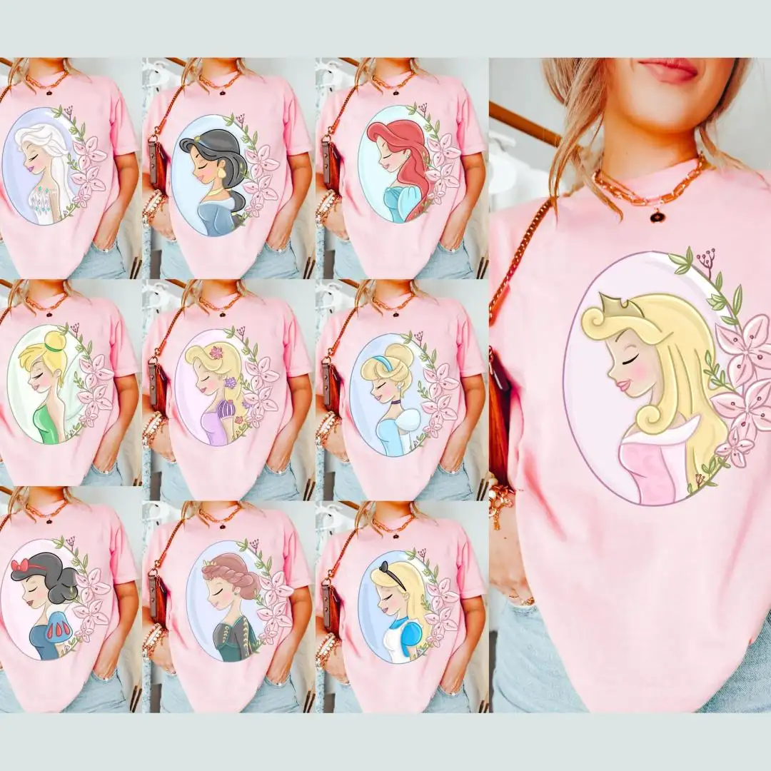Vintage Disney Princess Shirt for Girls Trip & Birthday