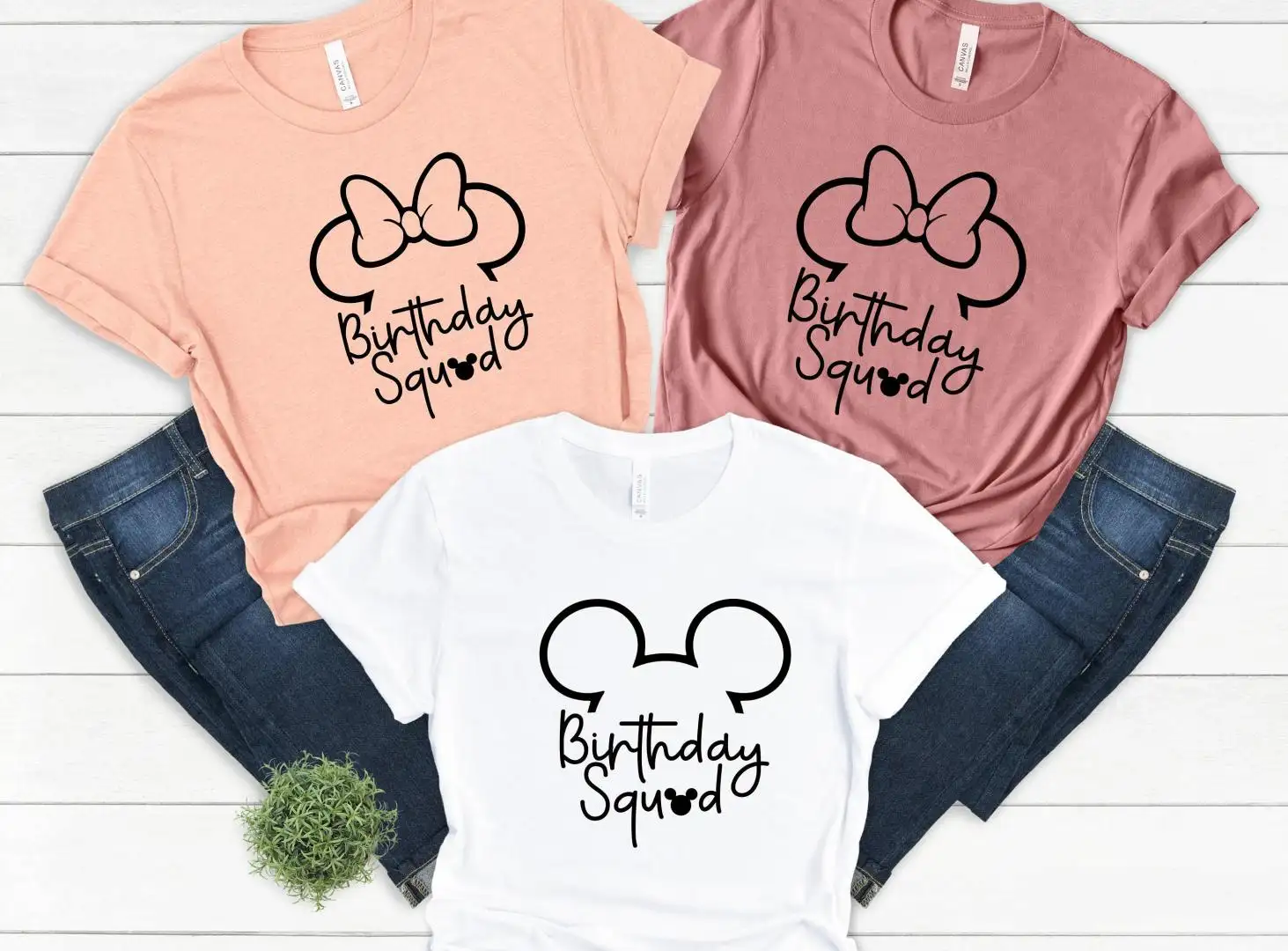 Disney Birthday Party Shirt for Kids