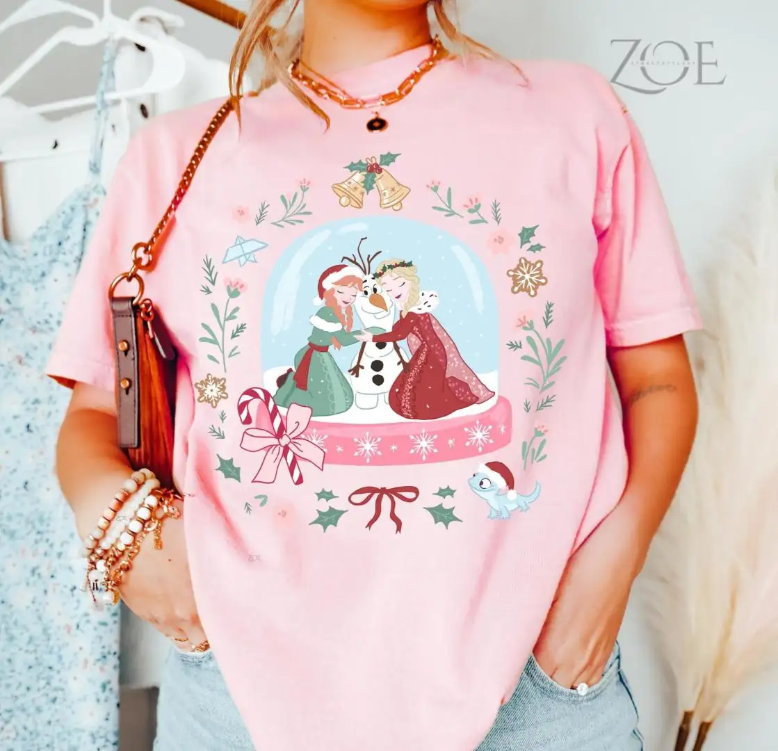 Disney Princess Snow Globe Shirt for Birthday Trip