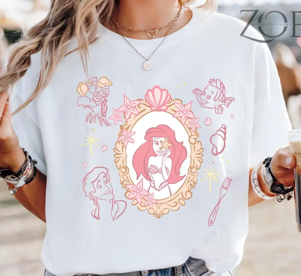 Disney Ariel Little Mermaid Shirt for Women