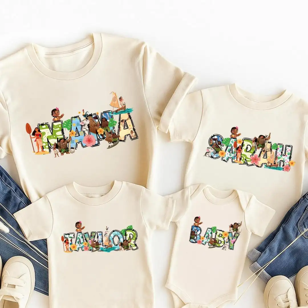 Moana Family Shirt for Disneyland Trip