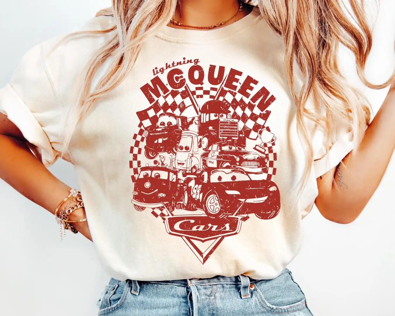 Disney Cars Lightning McQueen Shirt for Family Vacation