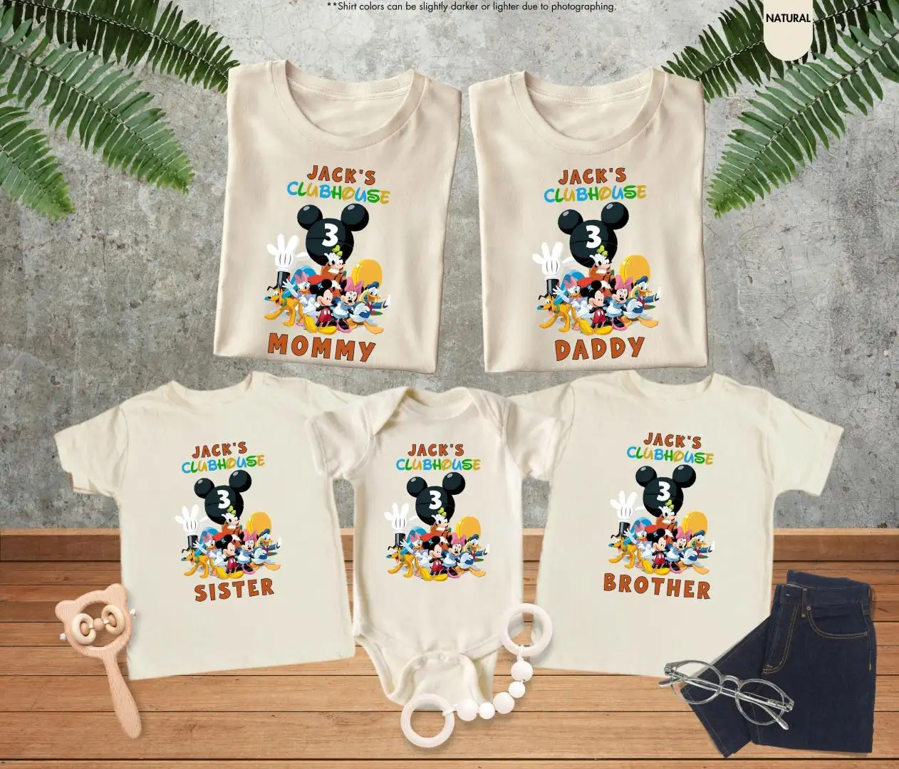 Disney Mickey Mouse Clubhouse Birthday Shirt for Family
