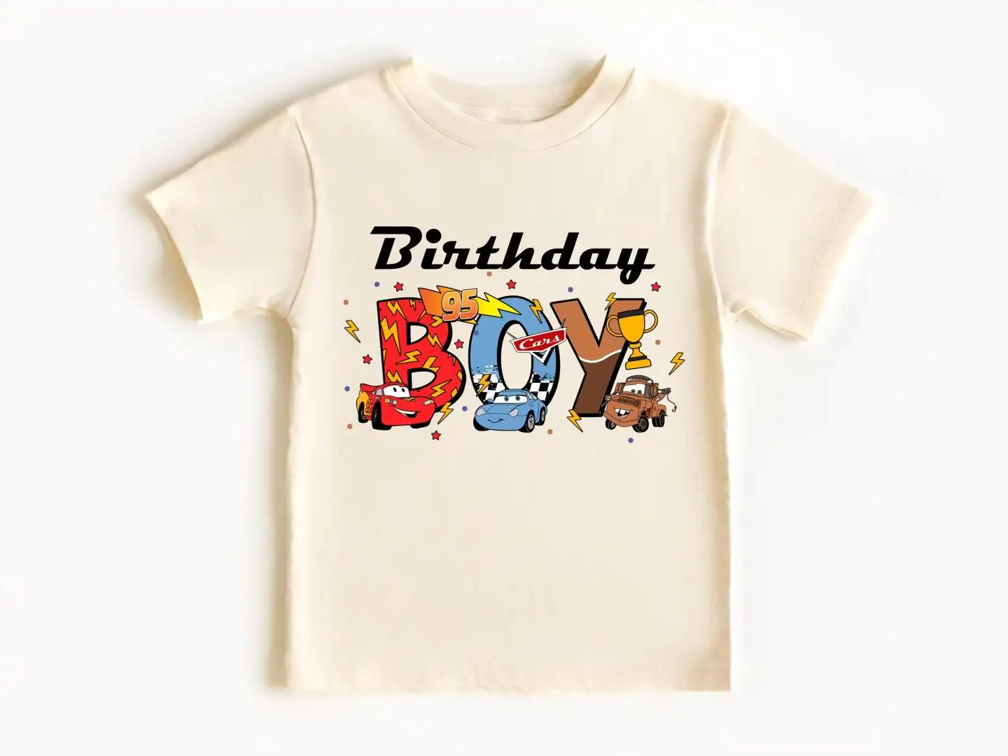 Disney Cars Birthday Boy Shirt for Kids