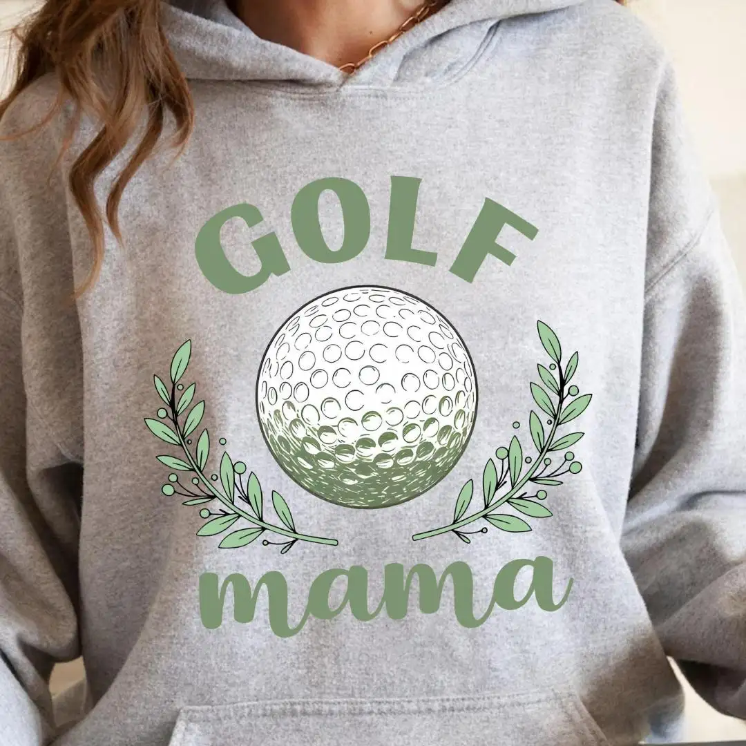 Golf Mom Floral Crewneck Shirt