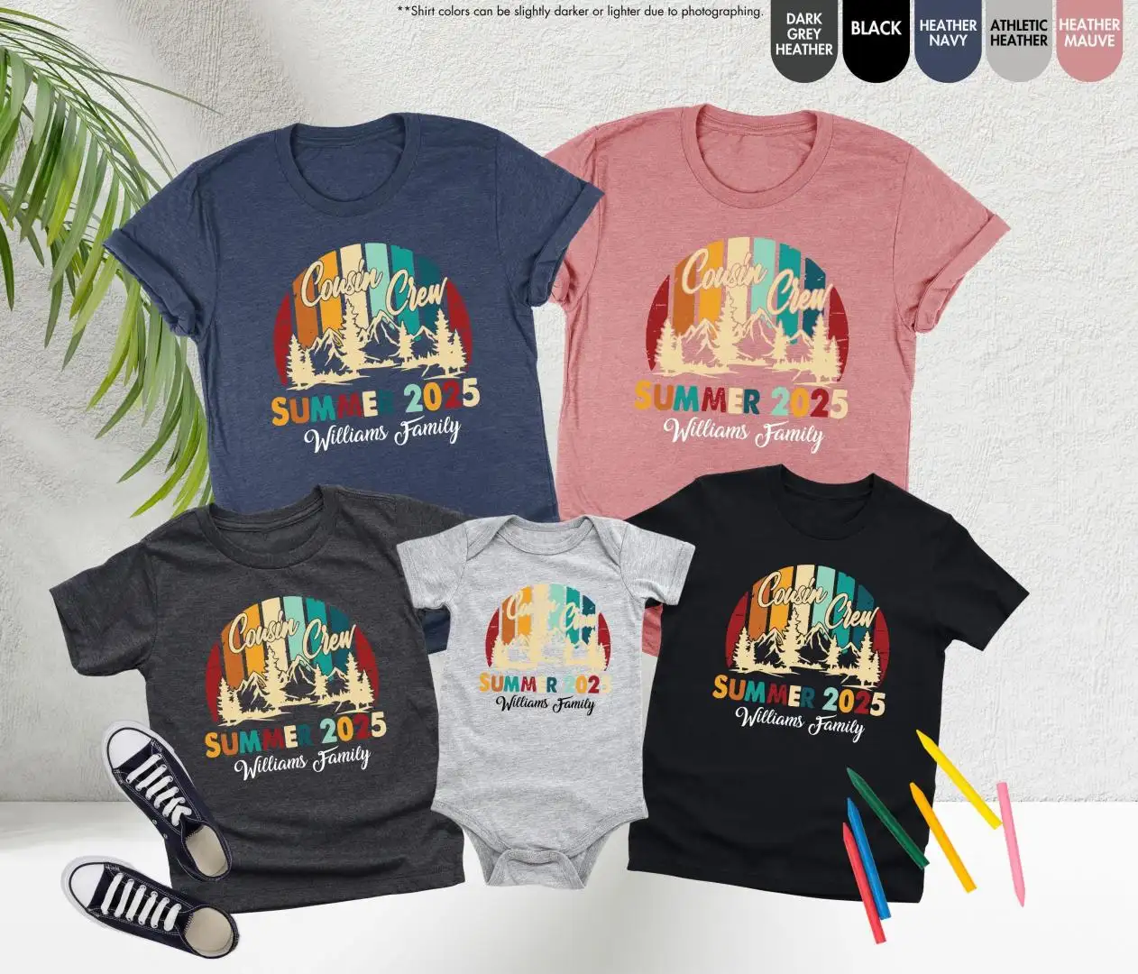 Custom Cousin Vacation Shirts For Family Gifts