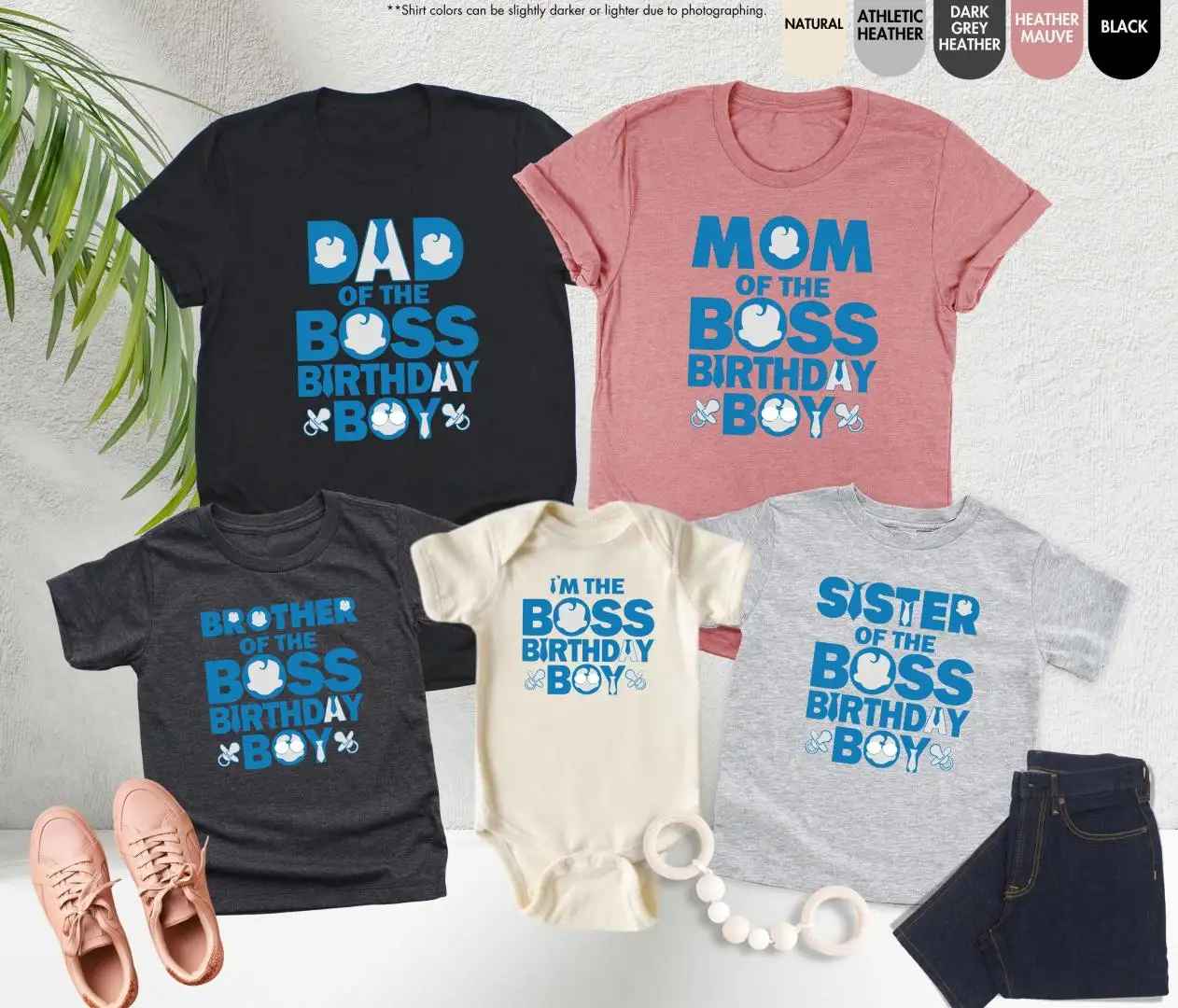 Custom Personalized Boss Baby Boy Birthday Family Matching Shirt