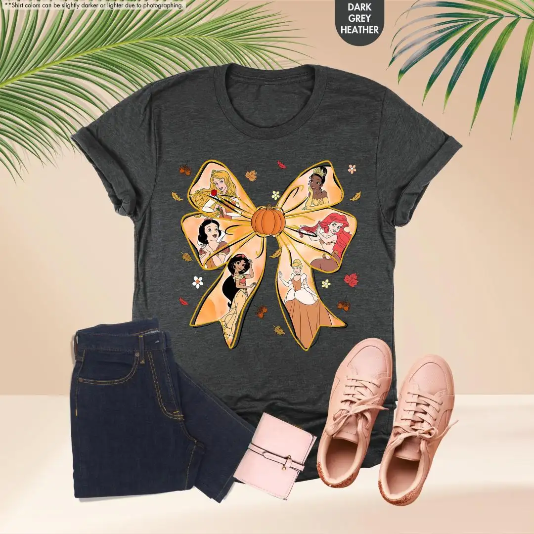 Disney Princess Bow Shirt for Toddler Girls Fall Trip
