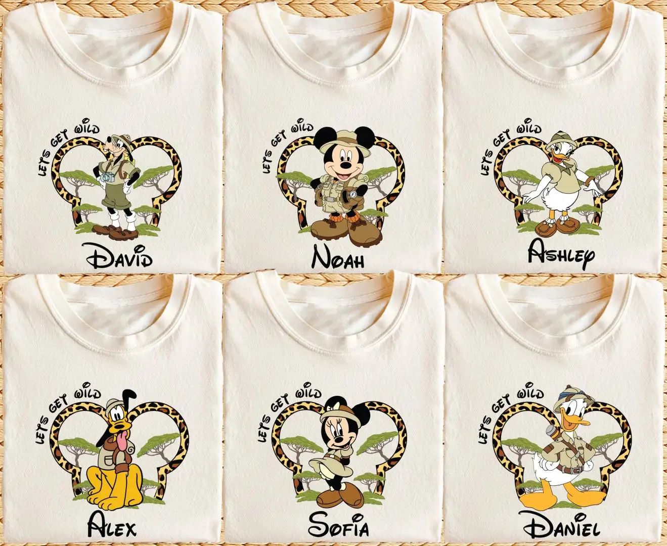 Custom Disney Safari Shirt for Family Birthday Trips