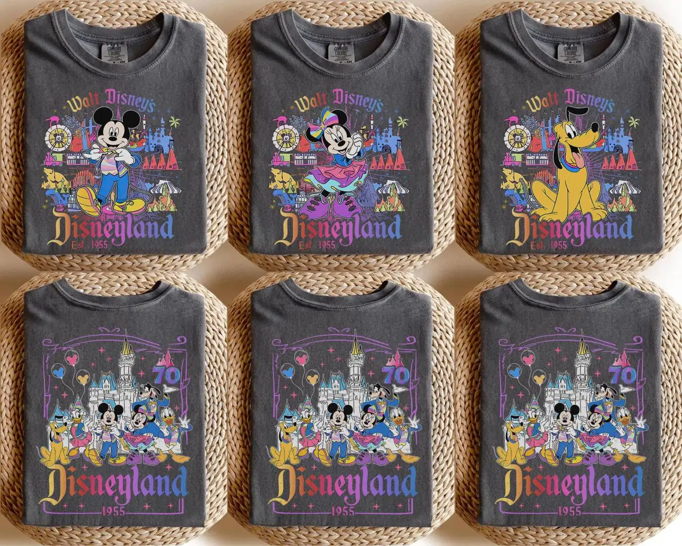 Custom Disneyland All Characters Shirt for Family Trips
