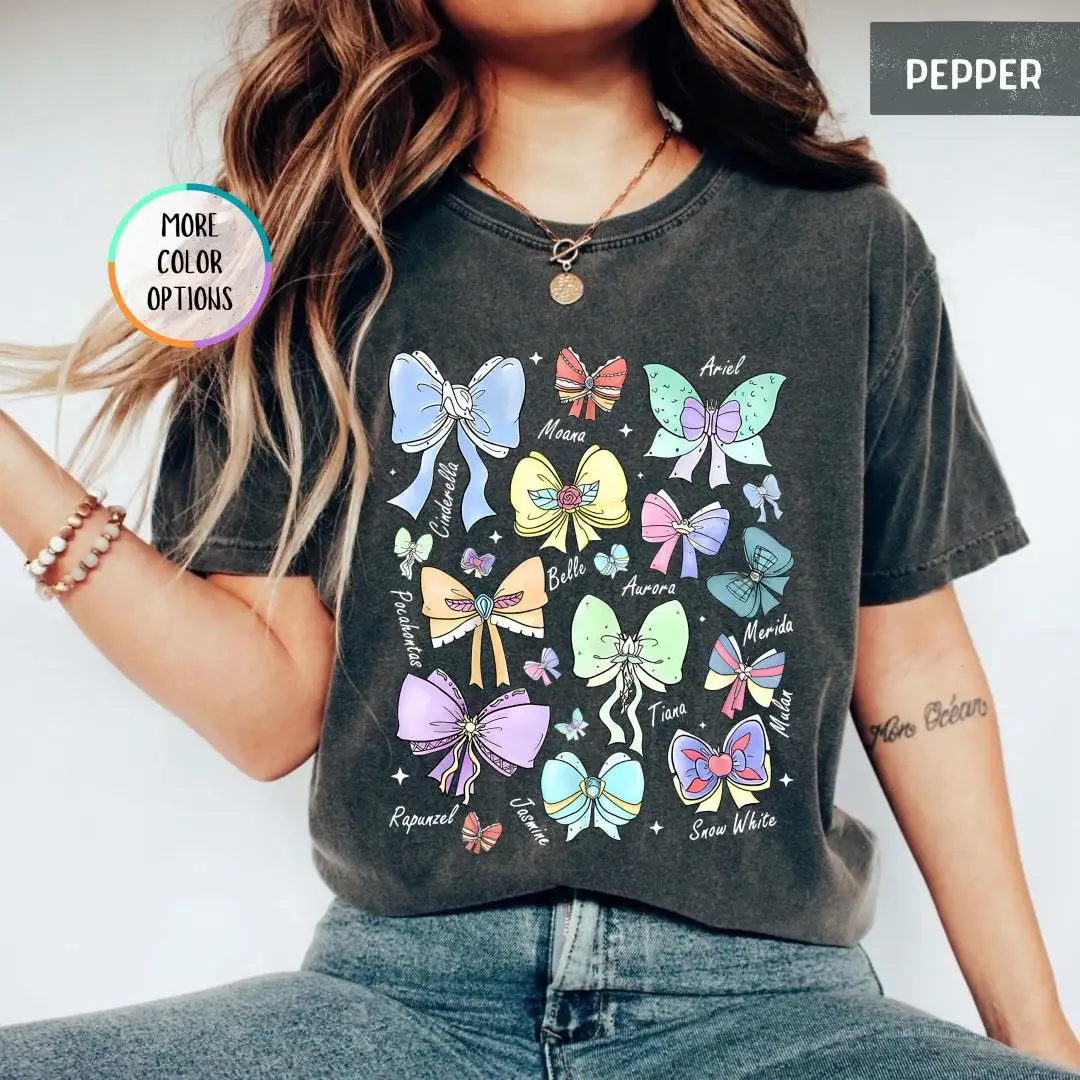 Disney Princess Coquette Bow Shirt for Girls Trip