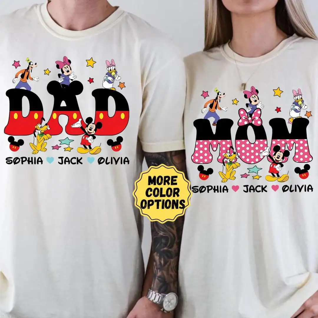 Custom Disney Family Matching Shirt Personalized Gift