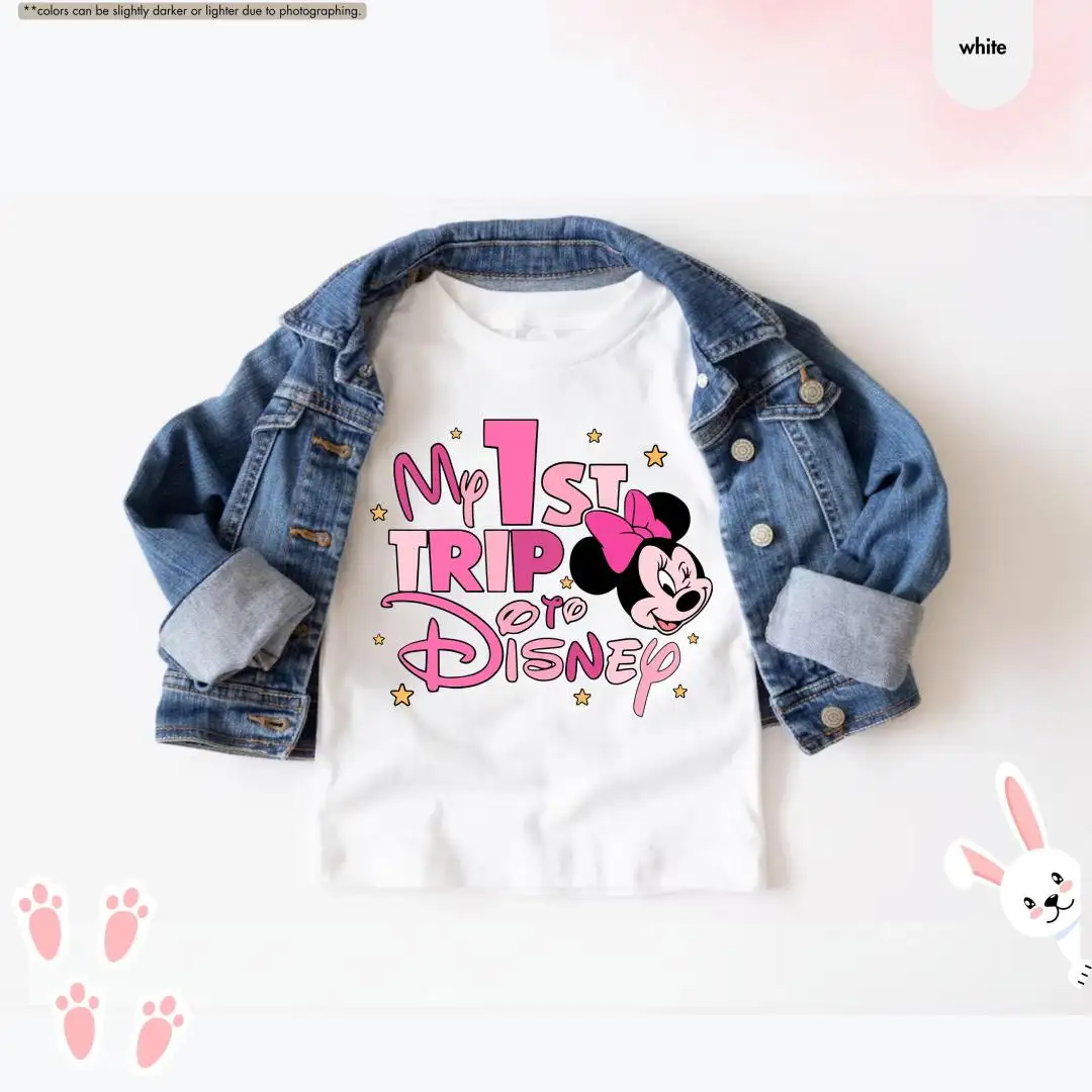 My First Disney Trip 2025 Mickey Minnie Toddler Shirt