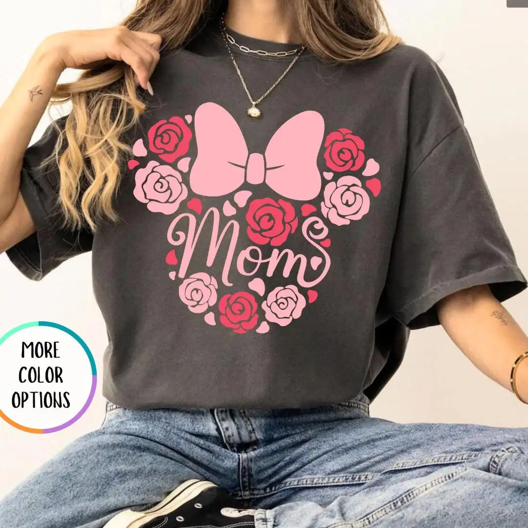 Floral Minnie Mouse Mom Shirt | Disneyland Girls Trip Gift