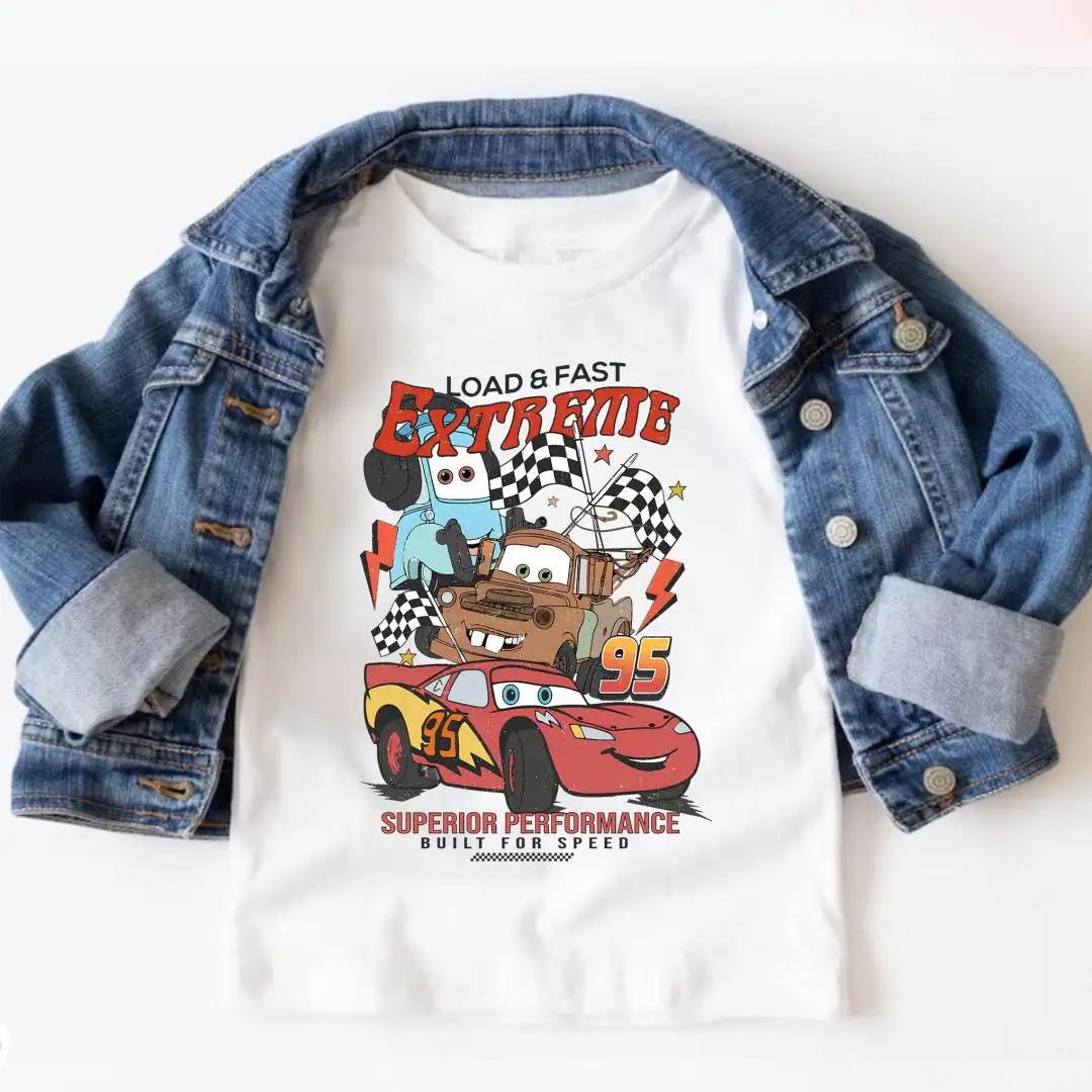 Disney Cars Shirt for Boys Birthday Gift