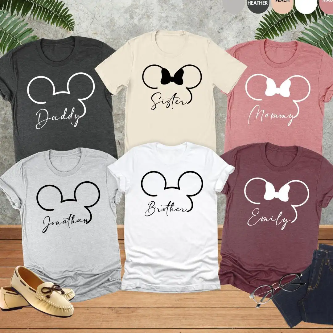 Custom Disney Family Vacation Matching Shirt