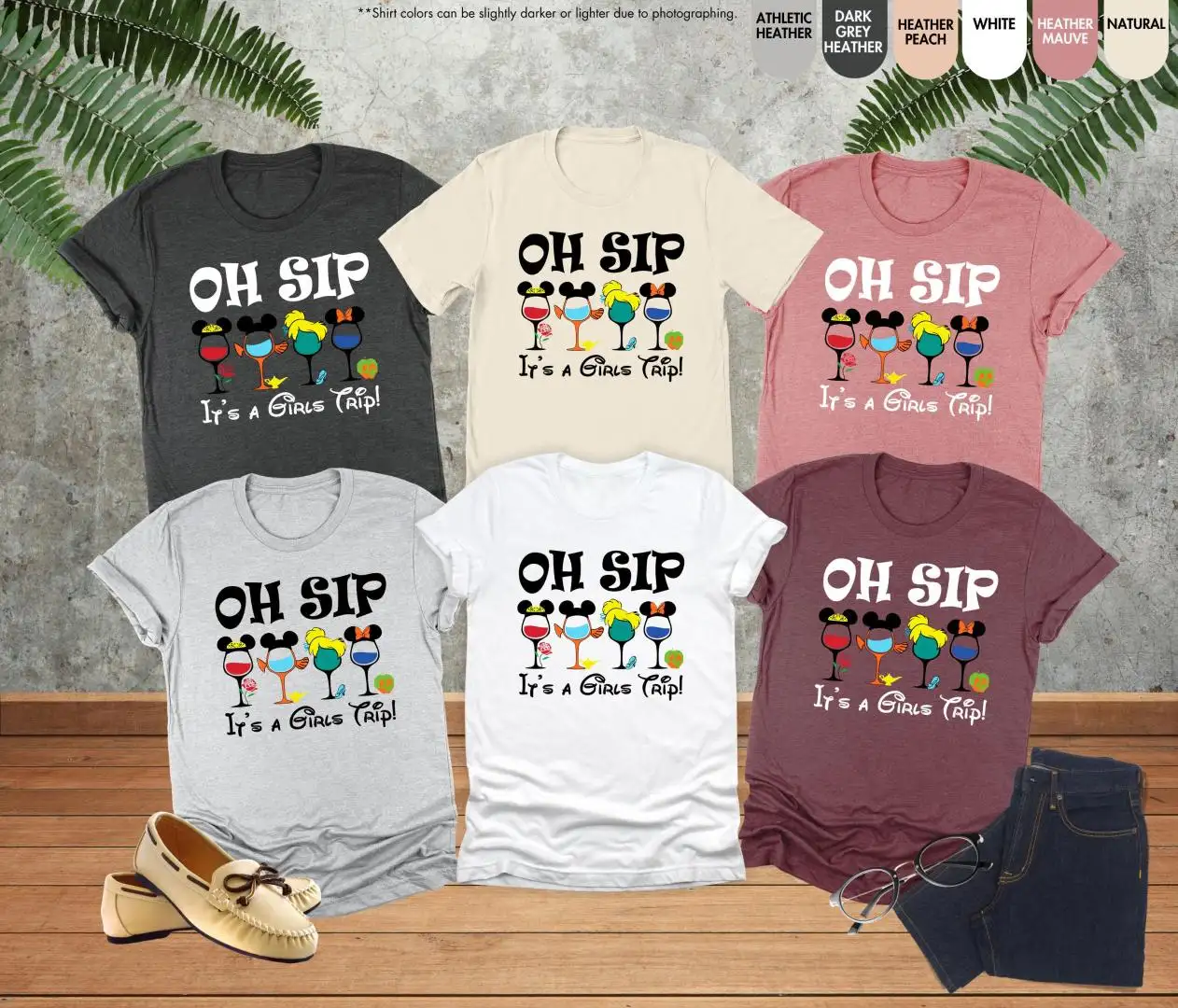 Disney Princess Girls Trip Drinking Shirt