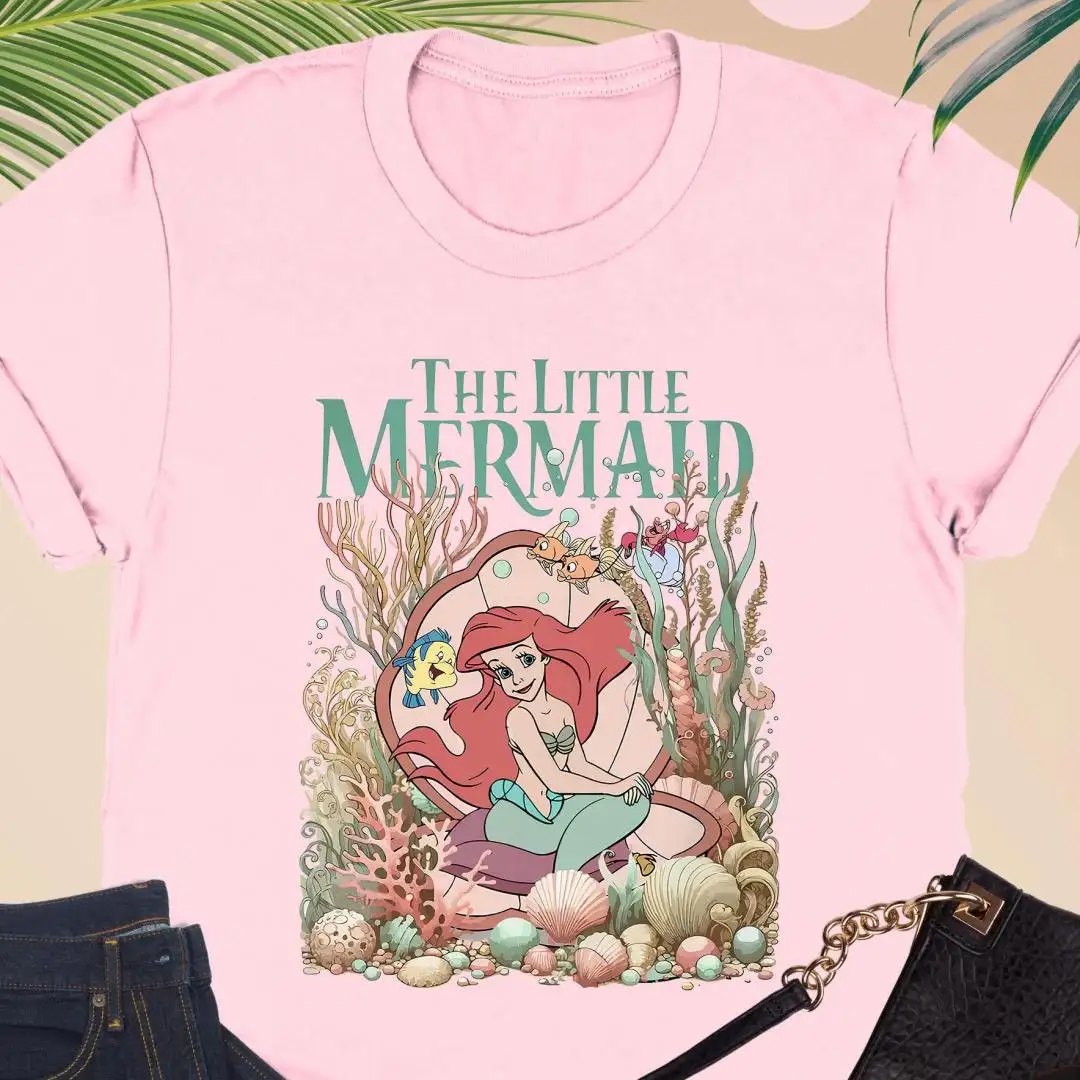 Disney Princess Ariel Vintage Shirt for Girls Trip