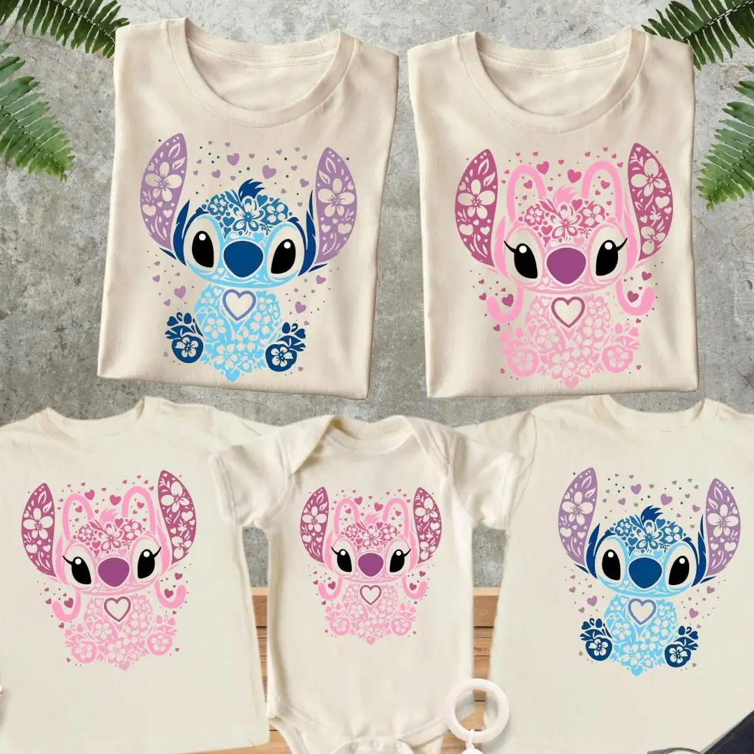 Matching Family Disney Stitch Valentine Shirt