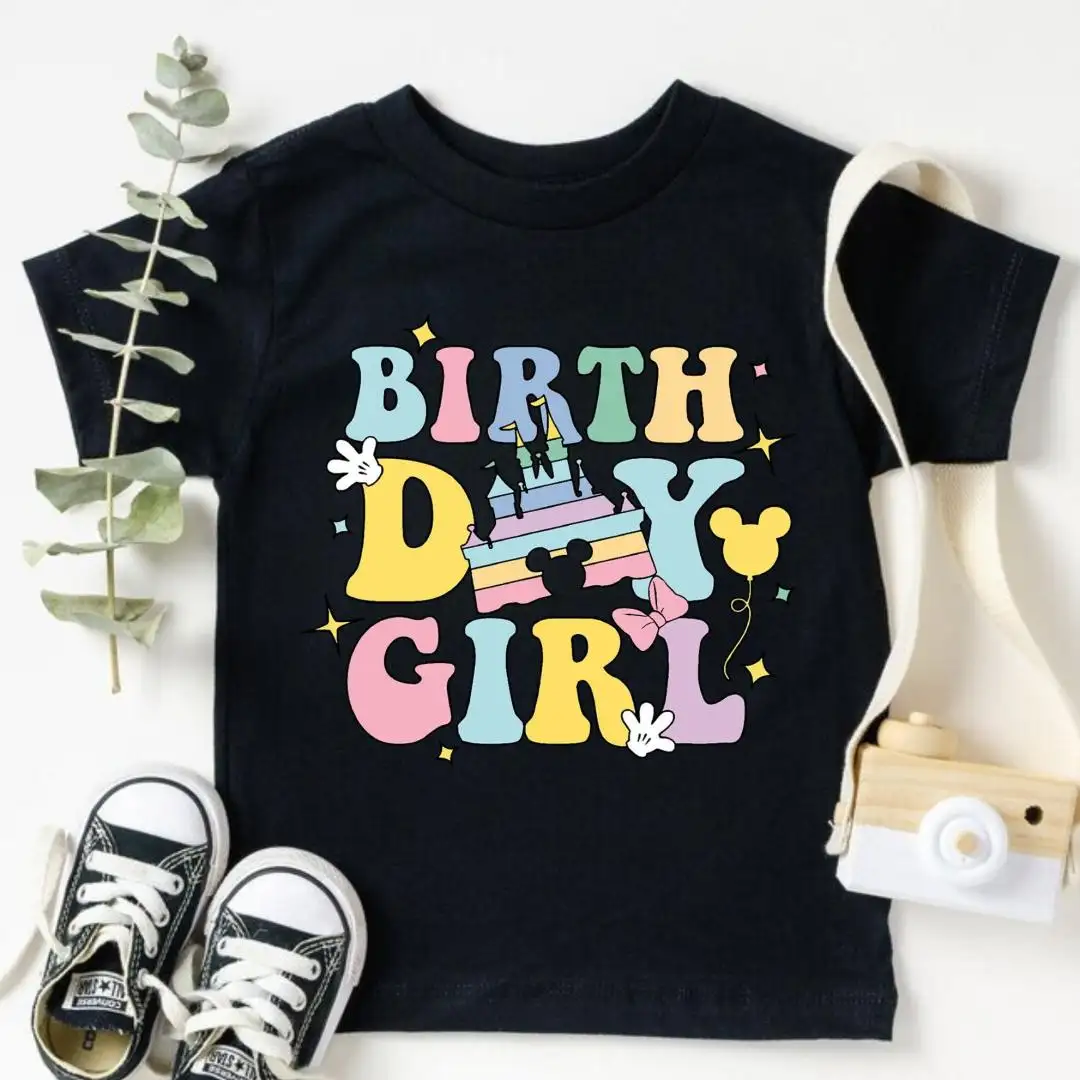 Disney Birthday Girl Shirt for Magical Castle Party