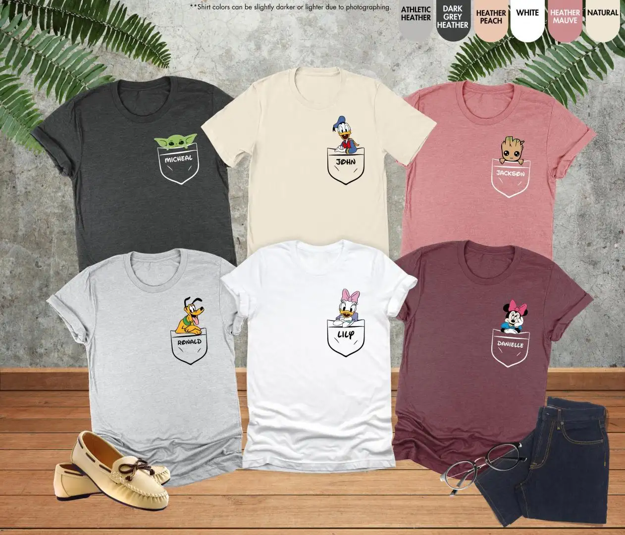 Custom Disney Family Trip Personalized Name Shirt