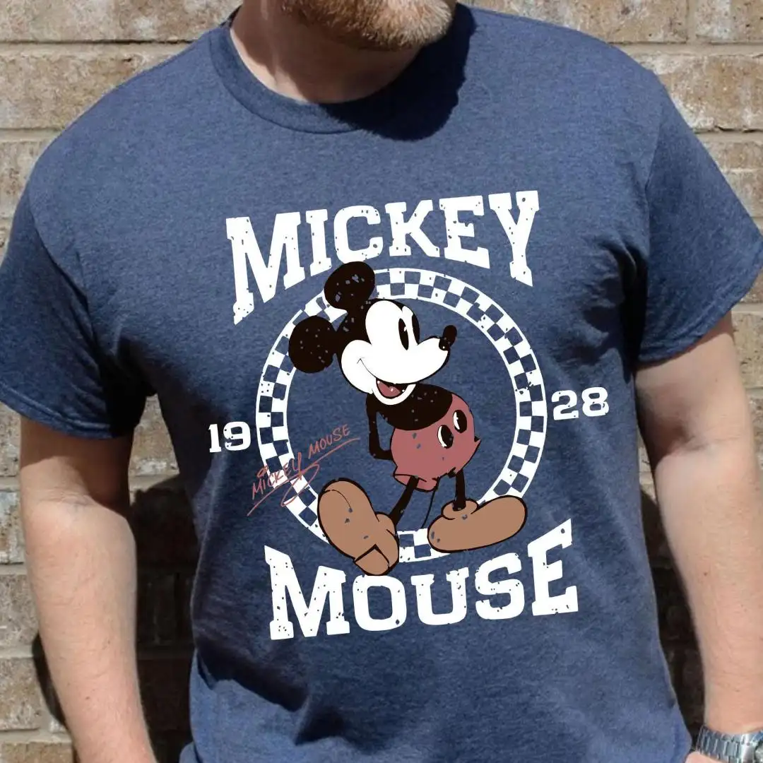 Vintage Mickey Mouse 1928 Disney Shirt for Men
