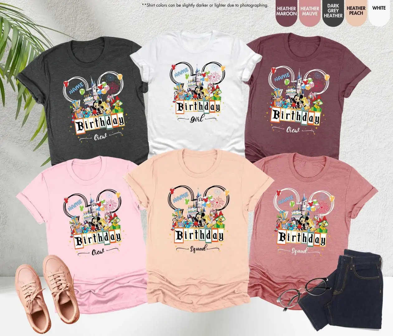Disney Birthday Squad Shirt for Family Party
