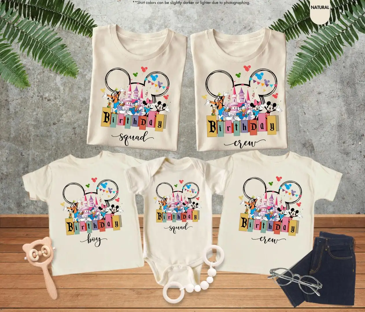 Custom Disney Family Birthday Trip Shirt