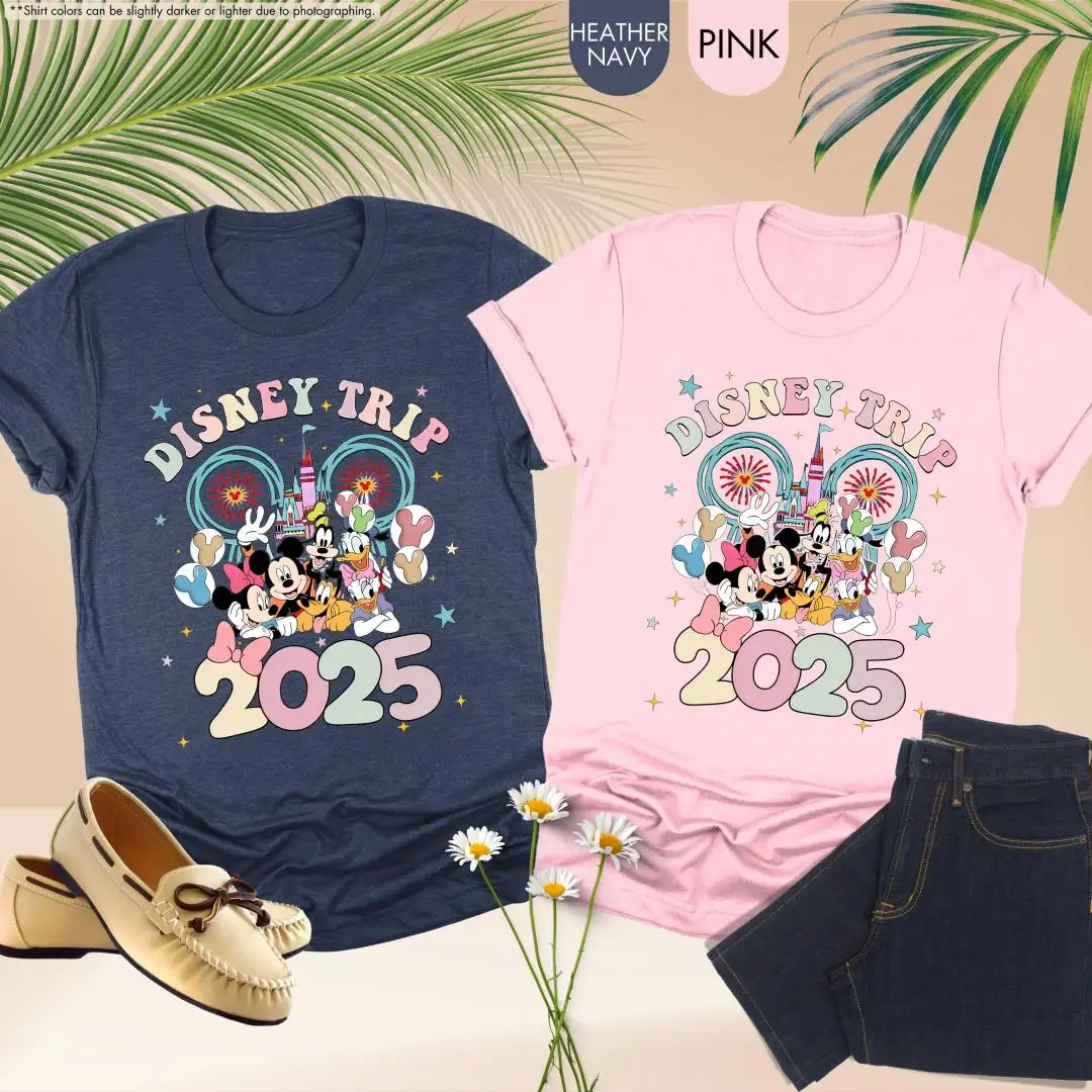 Disney Trip 2025 Matching Family Vacation Shirt