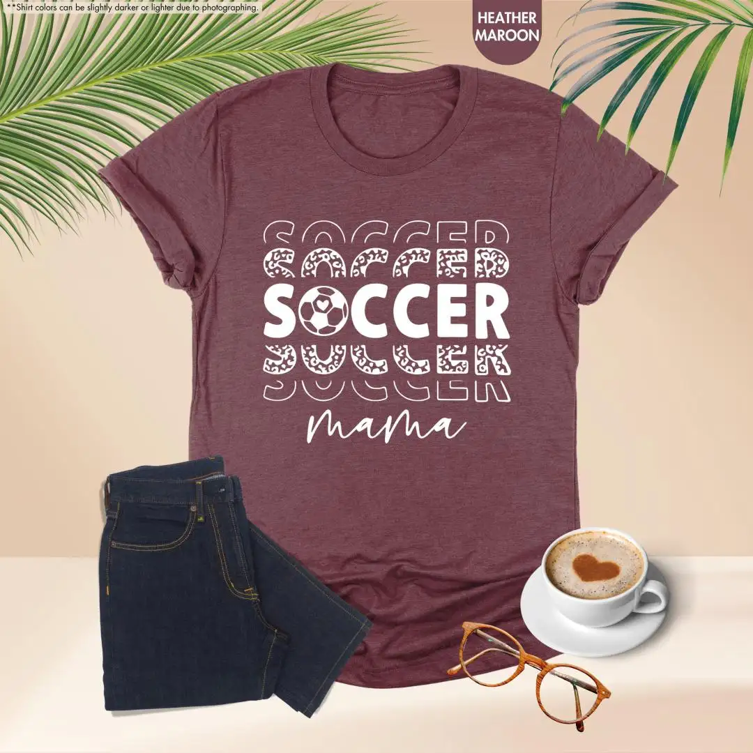 Soccer Mom Leopard Print Shirt