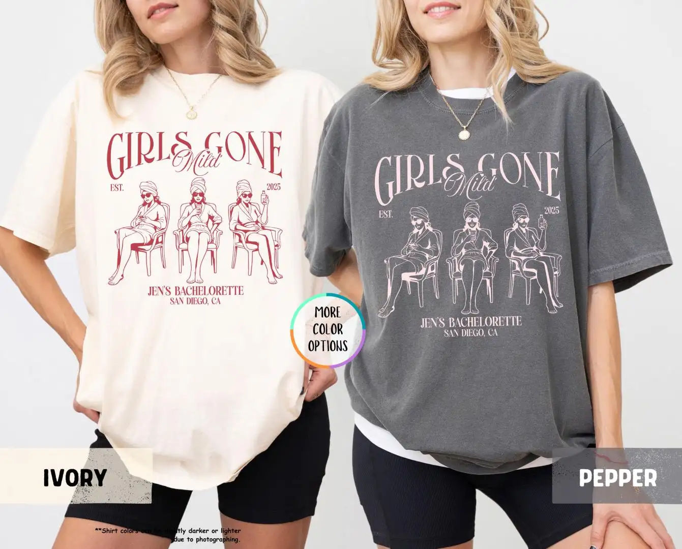 Custom Bachelorette Party Shirt for Girls Trip Group