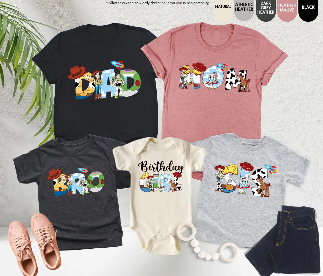 Custom Disney Birthday Family Shirt for Boys