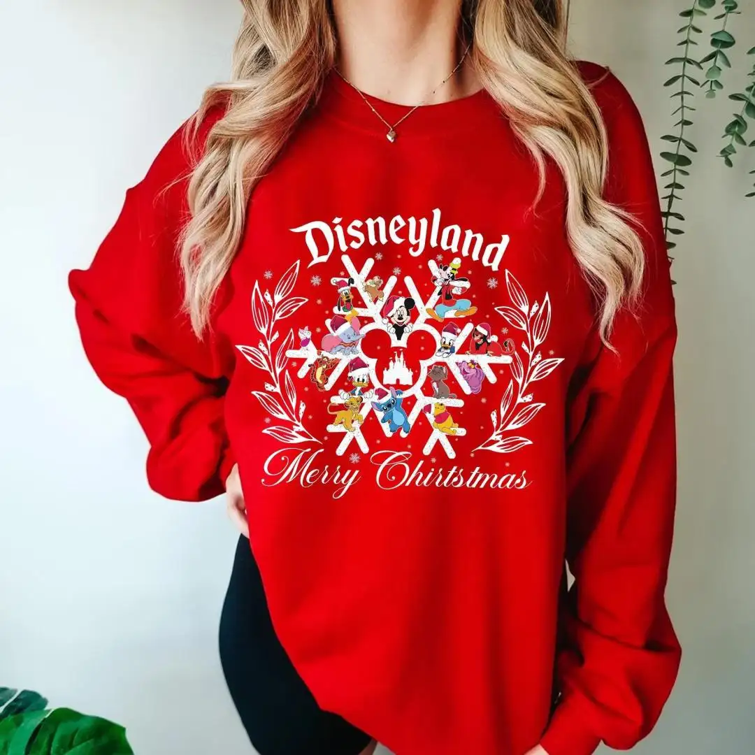 Retro Mickey Christmas Shirt Disneyland Holiday Sweatshirt