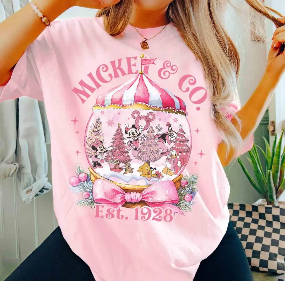 Retro Mickey Christmas Shirt for Disney Family Gifts