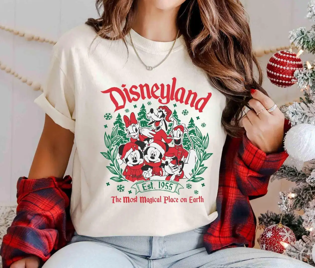 Disneyland Christmas Family Shirt Mickey and Friends