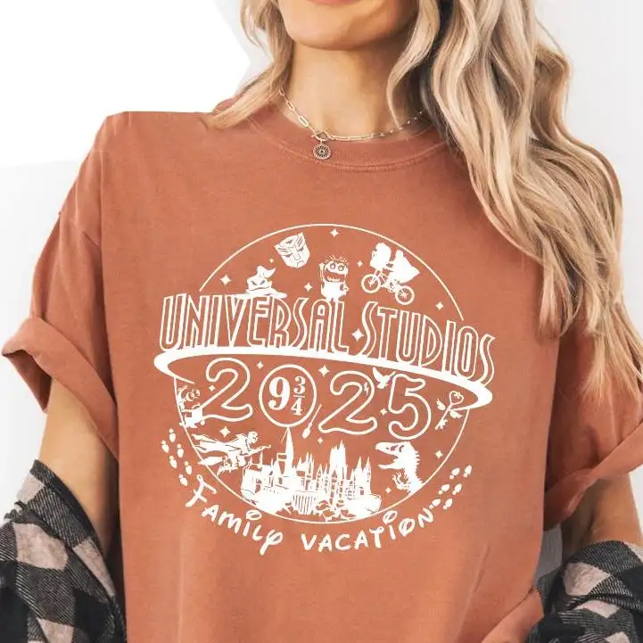 Universal Studios 2025 Family Vacation Matching Shirt