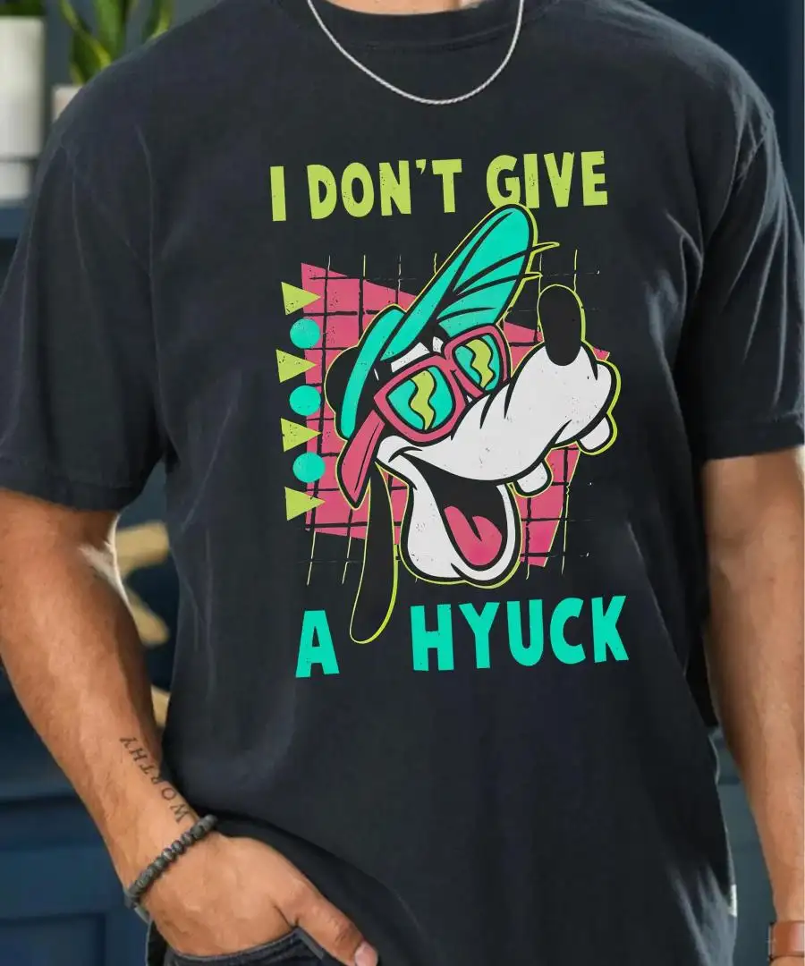 Retro Goofy Movie Shirt I Don't Give A Hyuck Disney Gift