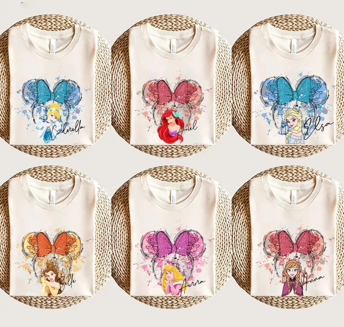 Disney Princess Shirt for Girls Birthday Gift