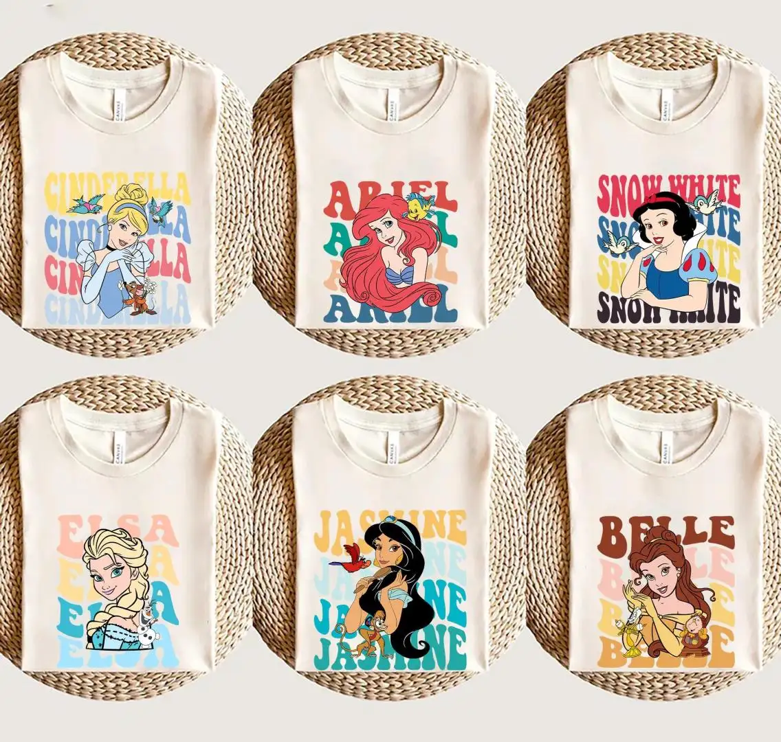 Disney Princess Shirt for Birthday Girl Gift