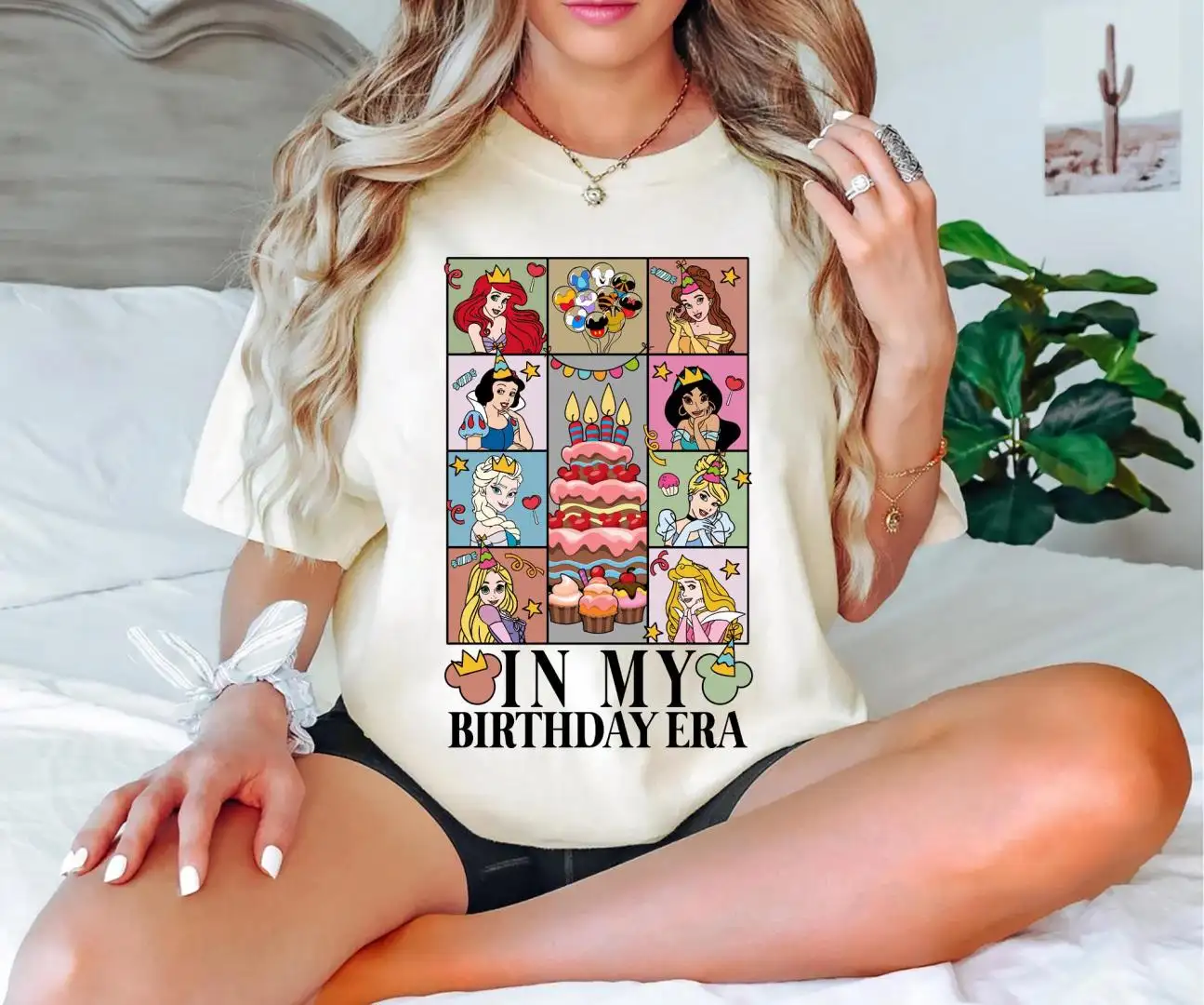 Disney Princess Birthday Shirt Gift For Women