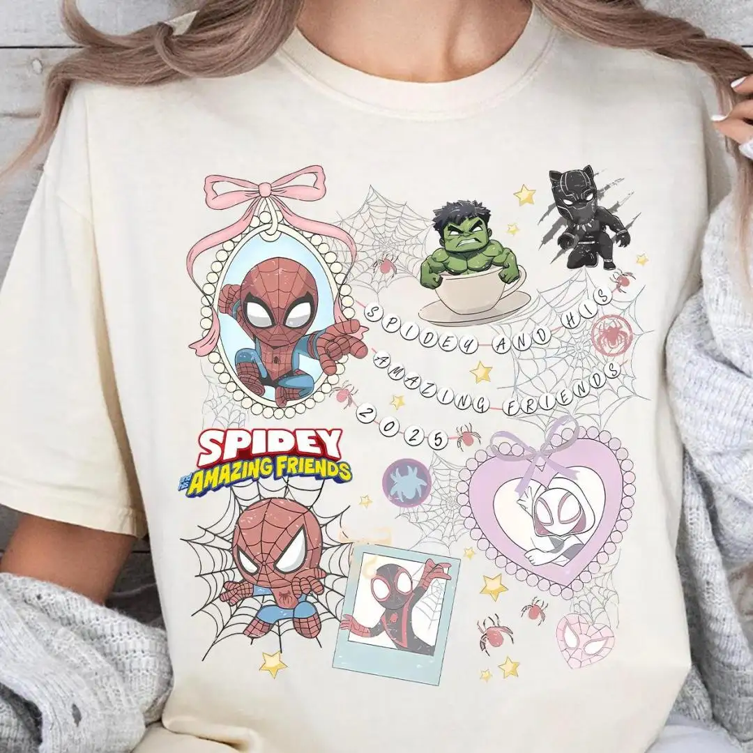 Marvel Superhero Shirt for Family Trip Matching