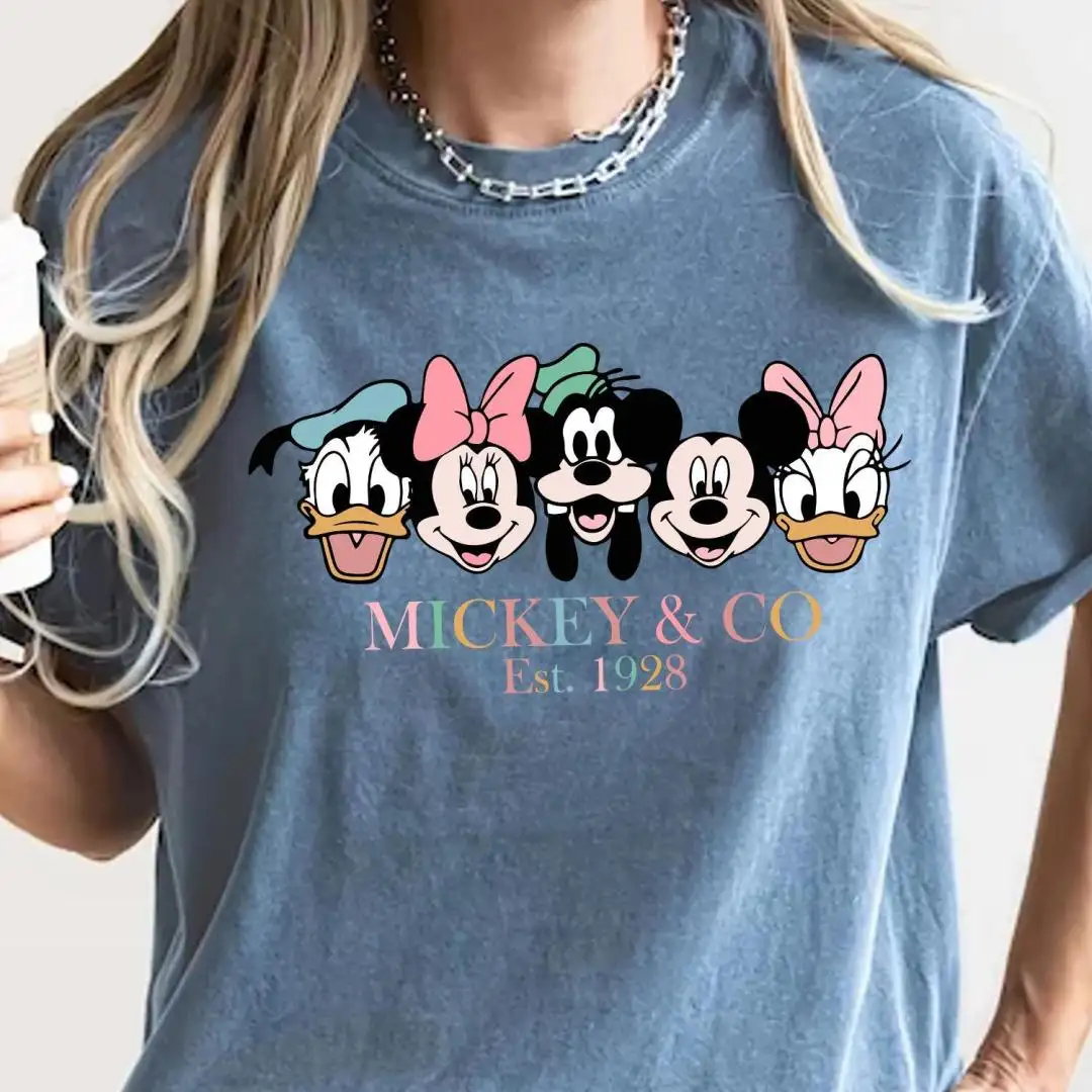 Vintage Disney Family Shirt for Matching Trip Gifts