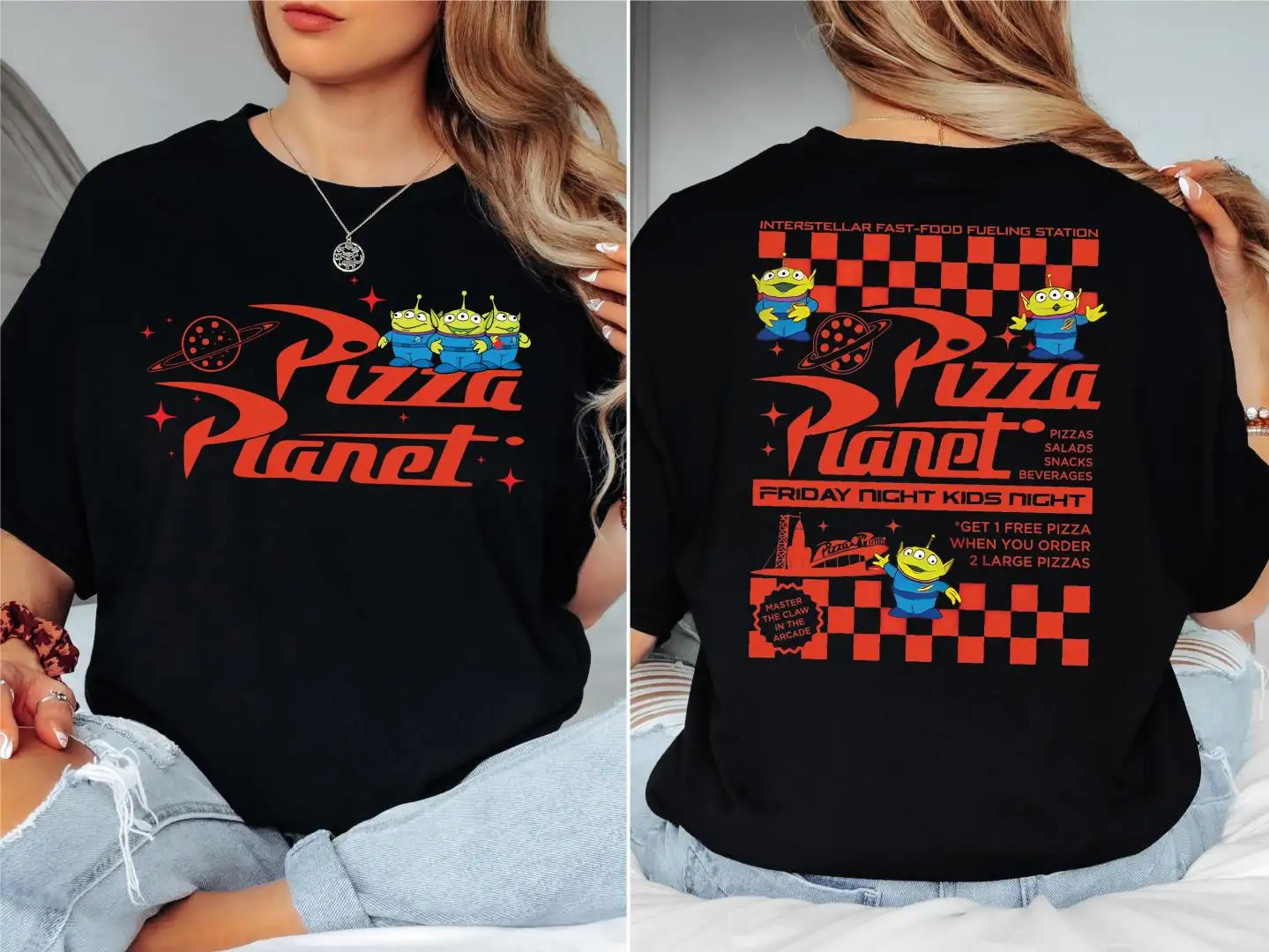 Disney Pizza Planet Shirt for Kids Friday Night